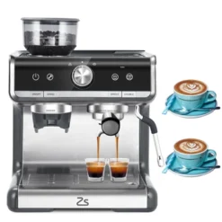 WhizMax 20-Bar Espresso Machine With Built In Grinder, Milk Frother And Steam Wand, Stainless Steel Coffee Machine For Lattes And Cappuccinos 15 WhizMax 20-Bar Espresso Machine With Built In Grinder, Milk Frother And Steam Wand, Stainless Steel Coffee Machine For Lattes And Cappuccinos -Kitchen Appliances GUEST 4954ee93 f65d 42c5 8e59 1e80d7e0491c