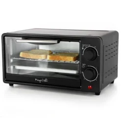 MegaChef 9L Electric Counter Top Toaster Oven In Black -Kitchen Appliances GUEST 49af1364 1d19 4cbd ae94 d92789946d38