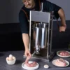 VEVOR Manual Sausage Stuffer, 10 L / 22 LBS Vertical Sausage Machine, Dual-Speed Meat Stuffer, Made Of Food-Grade 304 Stainless Steel, Silver
