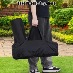 Portable Pizza Oven Outdoor, 12" Wood Pellet Pizza Ovens With Pizza Stone & Storage Bag & Pizza Peel, Stainless Steel Pizza Maker Grill -Kitchen Appliances GUEST 4ac52c11 2f84 4dcb a66b 6f6e1d23760b