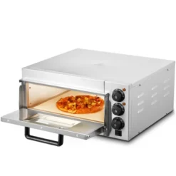 VEVOR Commercial Pizza Oven Countertop, 16" Single Deck Layer, Stainless Steel Electric Pizza Oven With Stone And Handle, Multipurpose Pizza Maker -Kitchen Appliances GUEST 4b3e7806 bb4a 4e8a 8374 a179473d259e