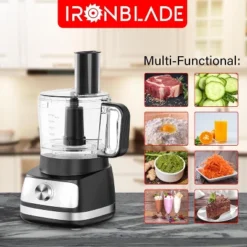 EMB IronBlade Series 5-in-1 Food Processor, 1.5L Bowl, 4-Speed Control, Multi-Functional For Slicing, Shredding, Chopping, Kneading -Kitchen Appliances GUEST 4c08889f b3ff 48d1 a75a 8318191436c2