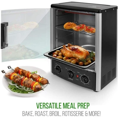 NutriChef Vertical Rotisserie Oven - Multi-Function Cooking With Bake, Roast & Rotisserie, 24+ Quarts, 1500W (AZPKRT97) 2 NutriChef Vertical Rotisserie Oven - Multi-Function Cooking With Bake, Roast & Rotisserie, 24+ Quarts, 1500W (AZPKRT97) - Image 2