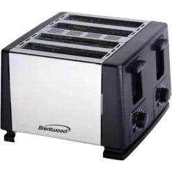 Brentwood 4-Slice Toaster In Black 21 Brentwood 4-Slice Toaster In Black -Kitchen Appliances GUEST 4d2ddd20 c5c0 46aa 80a5 5c2976a72d0a