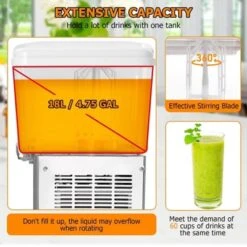 Commercial Beverage Dispenser Ice Tea Drink Machine , Ideal For Cold Drinks, Perfect For Restaurants, Hotels, And Parties -Kitchen Appliances GUEST 4ea22d6f 705c 4070 a12d 2666e9c0786a