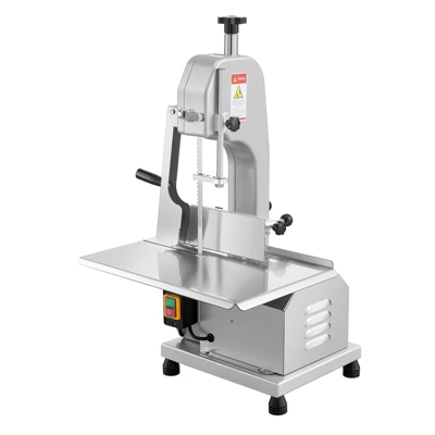 VEVOR Commercial Electric Meat Bandsaw, 650W Stainless Steel Countertop Meat Sawing Machine, Workbench 12.4" X 18.1", Silver 8 VEVOR Commercial Electric Meat Bandsaw, 650W Stainless Steel Countertop Meat Sawing Machine, Workbench 12.4" X 18.1", Silver - Image 8