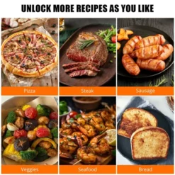 Portable Pizza Oven Outdoor, 12" Wood Pellet Pizza Ovens With Pizza Stone & Storage Bag & Pizza Peel, Stainless Steel Pizza Maker Grill -Kitchen Appliances GUEST 4fc09307 6bdd 42f2 97c7 7cd67a733b41