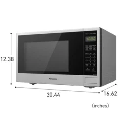 Panasonic 1.3 Countertop Microwave Oven Stainless Steel - SU696S: 1100 Watt, 23" Wide, Digital Display, Timer, Turntable -Kitchen Appliances GUEST 4fdc1620 8695 46de a592 302869c891c4