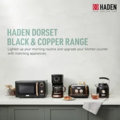 Haden Dorset 1.7 Liter Stainless Steel Electric Kettle, Hot Water Kettle With 360-Degree Base And Auto Shutoff, Black & Copper 9 Haden Dorset 1.7 Liter Stainless Steel Electric Kettle, Hot Water Kettle With 360-Degree Base And Auto Shutoff, Black & Copper -Kitchen Appliances GUEST 4fe19856 38b7 44e7 aa11 9353c9c3bd65