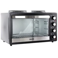 Better Chef Chef Central XL Toaster Oven And Broiler With Dual Solid Element Burners In Black -Kitchen Appliances GUEST 50553531 af21 409b b586 bb01bf9505e0