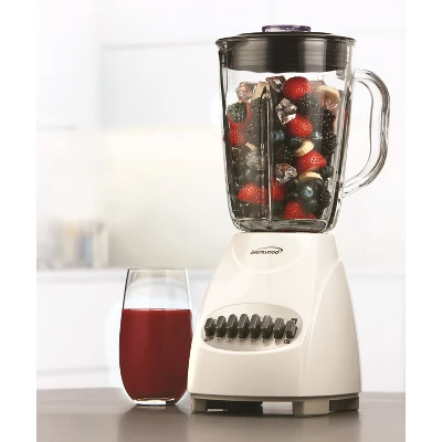 Brentwood 42-Ounce 12-Speed + Pulse Electric Blender With Glass Jar 2 Brentwood 42-Ounce 12-Speed + Pulse Electric Blender With Glass Jar - Image 2