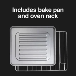 Proctor Silex 4-Slice Toaster Oven - Black: Countertop, Small, Freestanding, Includes Crumb Tray & Baking Pan -Kitchen Appliances GUEST 54bcb16c 3dda 4983 9ca9 8a3cb385a3a3