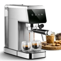 1350W 20 Bar Espresso Machines, Coffee Maker With Automatic Milk Frothing System, Steam Wand & Cup Warmer, LED Touchscreen, 41 OZ/1.2L Remove Tank -Kitchen Appliances GUEST 55119bc9 6311 4d6e bd4b 2e773b4576da