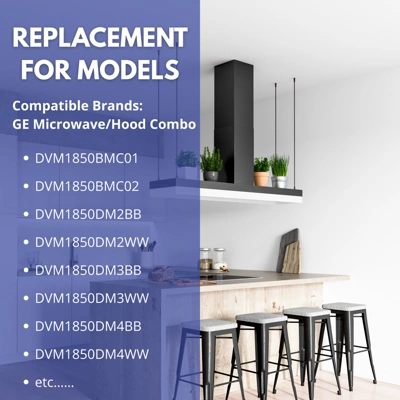 Nispira Grease Filter Compatible With GE Microwave Range Hood WB06X10596, 2 Filters 3 Nispira Grease Filter Compatible With GE Microwave Range Hood WB06X10596, 2 Filters - Image 3