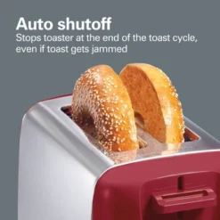 Hamilton Beach 2 Slice Metal Toaster 22623V: Retro Bread Toaster, Red, 750W, Compact Kitchen Appliance -Kitchen Appliances GUEST 57578094 8863 4dbe 98ff a38be78c9851