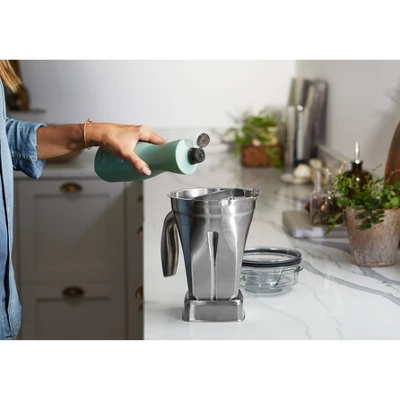 Vitamix Stainless Steel 48oz Container: BPA-Free Dishwasher-Safe Blender Accessory, Silver, 2-Piece Set 2 Vitamix Stainless Steel 48oz Container: BPA-Free Dishwasher-Safe Blender Accessory, Silver, 2-Piece Set - Image 2