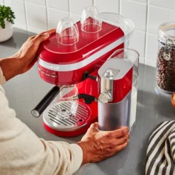 KitchenAid Automatic Milk Frother Attachment - Empire Red: Manual Milk Steamer, Dishwasher-Safe, 17 Oz Capacity -Kitchen Appliances GUEST 587ff83f 9d1f 4dae 8b3b da8c6bac025c