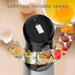 WHALL Cordless Hand Blender, 5-in-1 Immersion Blender With 2000mAh Battery, Beaker, Chopper, Whisk, Milk Frother, BPA-Free, Dishwasher Safe 12 WHALL Cordless Hand Blender, 5-in-1 Immersion Blender With 2000mAh Battery, Beaker, Chopper, Whisk, Milk Frother, BPA-Free, Dishwasher Safe -Kitchen Appliances GUEST 5948de02 f14c 4aff b85c f6ca1b7d1c6e