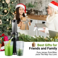 Juicer Machines With 108mm Feed Chute, 45-60 RPM Slow Masticating Juicer With Triple Stainless Steel Filter, 160W Pure Copper Motor, Reverse Function 16 Juicer Machines With 108mm Feed Chute, 45-60 RPM Slow Masticating Juicer With Triple Stainless Steel Filter, 160W Pure Copper Motor, Reverse Function -Kitchen Appliances GUEST 5a356e59 0f3d 4f82 8c0a b5ef71cba65e