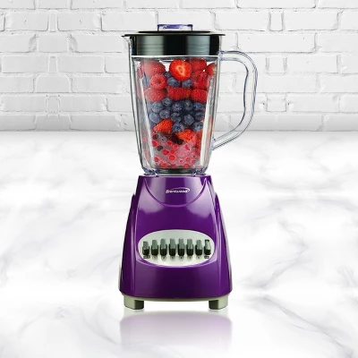 Brentwood 12-Speed Blender (Plastic Jar)-Purple 2 Brentwood 12-Speed Blender (Plastic Jar)-Purple - Image 2