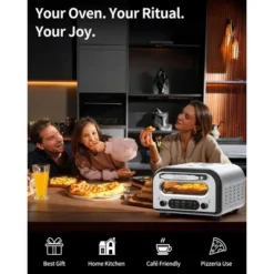 ZACHVO 1700W Electric Pizza Oven, 842°F Max, 90-Second Pizza, 12.6 Inches Stone, 5 Presets, Black 10 ZACHVO 1700W Electric Pizza Oven, 842°F Max, 90-Second Pizza, 12.6 Inches Stone, 5 Presets, Black -Kitchen Appliances GUEST 5b6c1ad3 386a 4317 9b28 31bec9512eb2 1