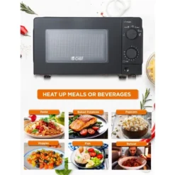 COMMERCIAL CHEF Countertop Microwave Oven 0.6 Cu. Ft. 600W