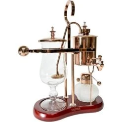 Nispira Belgium Royal Family Balance Syphon Unique Gravity Vintage Coffee Maker Vacuum Brewing System Copper 500 Ml