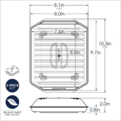Nordic Ware Compact Bacon Tray With Lid -Kitchen Appliances GUEST 5d7e20a6 a734 4547 bd94 a60b4e0adcb6