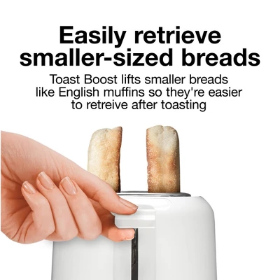 Proctor Silex 2-Slice Toaster - White: Compact Bread Toaster, 700W, Plastic, Easy Clean, 1-Year Warranty 2 Proctor Silex 2-Slice Toaster - White: Compact Bread Toaster, 700W, Plastic, Easy Clean, 1-Year Warranty - Image 2