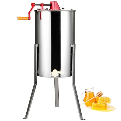 VEVOR Manual Honey Extractor, 3 Frames Honey Spinner Extractor, Stainless Steel Beekeeping Extraction, Honeycomb Drum Spinner With Lid 8 VEVOR Manual Honey Extractor, 3 Frames Honey Spinner Extractor, Stainless Steel Beekeeping Extraction, Honeycomb Drum Spinner With Lid - Image 8