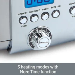 All-Clad 4 Slice Stainless Steel Digital Toaster, 1800W, Silver