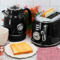 MegaChef 1.8 Quart Electric Tea Kettle And 2 Slice Toaster Combo In Black 12 MegaChef 1.8 Quart Electric Tea Kettle And 2 Slice Toaster Combo In Black -Kitchen Appliances GUEST 615666cc 8a91 492f 9257 01f2d9ec761a