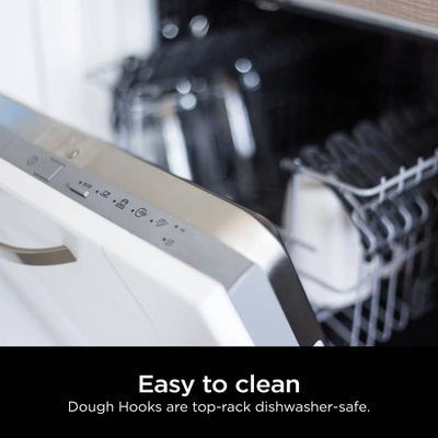 Ninja Foodi Dough Hooks For Power Mixer CI100 Series System - Stainless Steel - XSKDOUGHHK: Blender Parts, BPA-Free 3 Ninja Foodi Dough Hooks For Power Mixer CI100 Series System - Stainless Steel - XSKDOUGHHK: Blender Parts, BPA-Free - Image 3