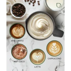 WILLOW Kitchen Milk Frother Black