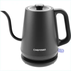 Chefman Precise Pour 0.8L Electric Gooseneck Kettle With Automatic Shut-Off – Black -Kitchen Appliances GUEST 6323c25b aee5 4a35 b2d6 bd153f564315