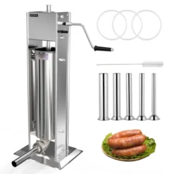 ROVSUN 15LBS/7L Manual Sausage Stuffer With Two Speed & 5 Stuffing Tubes For Commercial And Home -Kitchen Appliances GUEST 63dd0687 2d8b 47c8 af95 6f12172c82c2