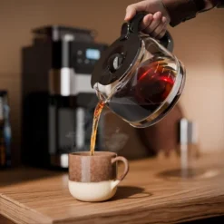 ZAFRO 10-Cup Digital Drip Coffee Maker With Built-In Grinder, 12-Hour Timer, Programmable, 1.5L Water Tank, Keep-Warm Function