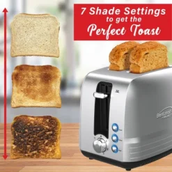 Brentwood Select Extra Wide Stainless Steel Toaster -Kitchen Appliances GUEST 64f64feb 429a 4263 a6f9 7d7aff5d4737