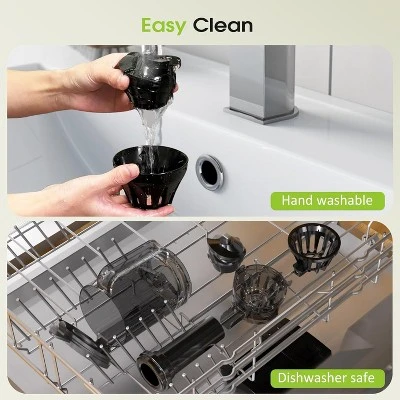 Teendow Juicer Machines, Cold Press Juicer For Whole Fruit And Vegetable, Masticating Juicers, High Juice Yield, Juice Extractor Machine 5 Teendow Juicer Machines, Cold Press Juicer For Whole Fruit And Vegetable, Masticating Juicers, High Juice Yield, Juice Extractor Machine - Image 5