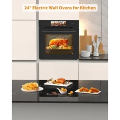 Single Wall Oven 24", Built-in Electric Ovens With Steam&Grill&Air Frying Mode -Kitchen Appliances GUEST 657bbf2e f6d1 4b39 9d0b c2ceb30335a6 1