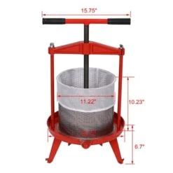 Dexmalle Stainless Steel Fruit And Wine Press 3.69gallon/14L -Kitchen Appliances GUEST 65a7e62d a81a 4b8c b77f 9624f55e1250