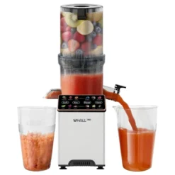 WHALL® Cold Press Juicer Machine With Touchscreen, Slow Masticating Machines With 4.5" Extra Large Feed Chute, Reverse Function, Soft & Hard Models -Kitchen Appliances GUEST 66835dc3 82a9 4fb9 96d7 296a6a41ea82