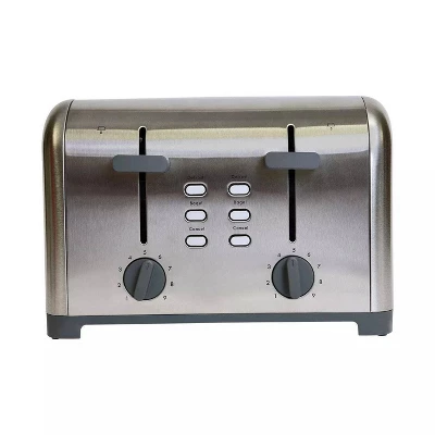 Kenmore 4 Slice Wide Slot Toaster - Stainless Steel: Koolatron, Automatic Shut-Off, 1400W, Bagel & Toasters, 2-Year Warranty 1 Kenmore 4 Slice Wide Slot Toaster - Stainless Steel: Koolatron, Automatic Shut-Off, 1400W, Bagel & Toasters, 2-Year Warranty