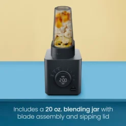 Chefman Obliterator 1380W Professional Blender W/ Auto Blend And 20oz Travel Jar -Kitchen Appliances GUEST 67fdcac7 7a81 4ff7 a557 3656bededd97