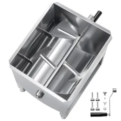 VEVOR Manual Meat Mixer, 80L Fixed Tank Meat Processing Equipment(Mixing Max 80LBS For Meat), Stainless Steel Meat Mixer, Silver -Kitchen Appliances GUEST 68cec83b 6deb 413a 91e4 240c4024fc01