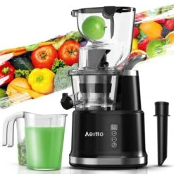 Aeitto 3.3" Wide Feed Chute Juicers Slow Masticating Juicer Machine With High Juice, Masticating Juicer For Fruits And Vegetables -Kitchen Appliances GUEST 69dc2019 3caa 44a3 bfb4 e032afe177f7