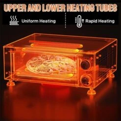 Winado 18.7 In. 1100W Electric Countertop Single Deck Pizza Oven Outdoor Pizza Oven -Kitchen Appliances GUEST 69f94e7b 1d30 47e9 bcbf 7c9f1e878d8d