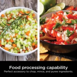 Ninja Foodi 3c Power Chopper For Power Mixer System CI100 Series - Black- XSKKITCHPR: 3-Cup Food Processor, Stainless Steel Blades -Kitchen Appliances GUEST 6bff177c aa4f 478b a3f7 ef4cf79a5ea4