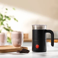 Bodum Milk Frother With Handle Black: Electric Coffee & Milk Steamer, 500W, Stainless Steel, Hand Wash, 10oz Capacity -Kitchen Appliances GUEST 6e0540d8 142c 43d8 94a0 fd773afc2f0d