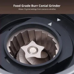 15 Bar Automatic Espresso Coffee Machine Stainless Steel With Grinder And 88 Fluid Ounces Water Tank And Milk Frother 1350W -Kitchen Appliances GUEST 6f38c344 b5f3 4bb1 ba6d b04fb3d922b3